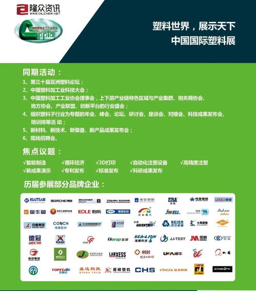 2020中國國際塑料展 新材料技術(shù)推廣服務(wù)引領(lǐng)行業(yè)創(chuàng)新升級(jí)